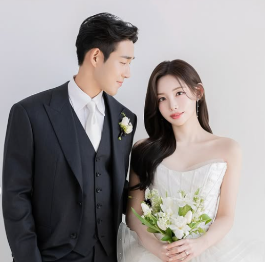 곽민선, 7살 연하 ♥송민규 사로 잡은 미모…웨딩화보 감탄만 나오네