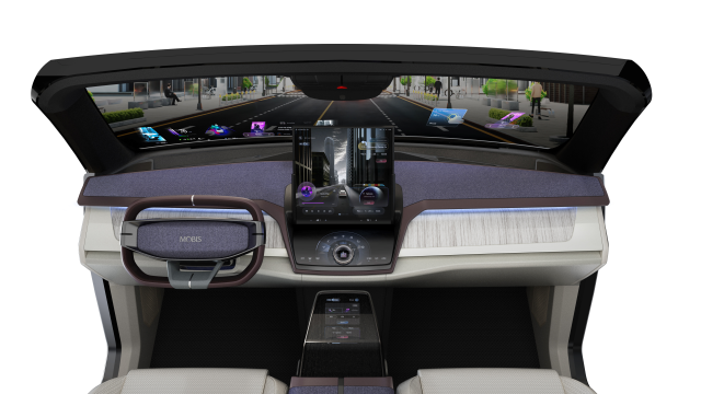 Hyundai Mobis' holographic windshield display awarded as innovative for the CES 2026/ Courtesy of Hyundai Mobis 