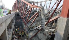 Two workers still missing after construction site collapse in Gwangju