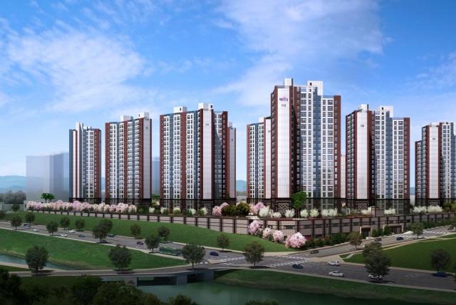 이천 중리 B3블록 금성백조 예미지 투시도