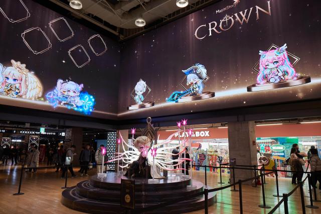 메이플스토리 CROWN 쇼케이스 현장 전경