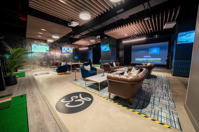 골프존소셜 3호점뉴욕 브루클린 내부 전경 사진골프존