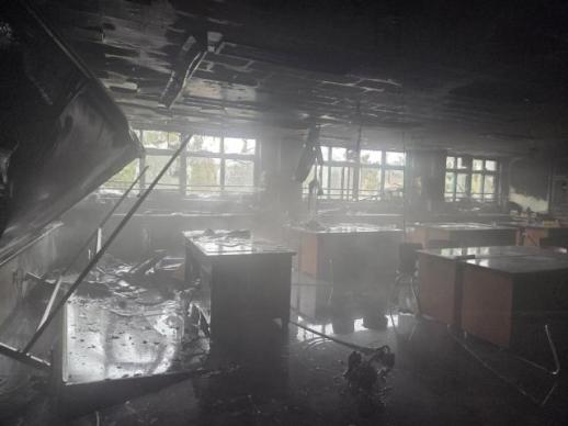 Fire at Paju elementary school leaves three injured, hundreds evacuated