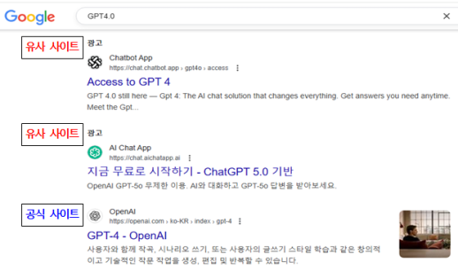 챗GPT인 줄 알고 결제했는데…생성형 AI 유사 사이트 소비자 피해 잇따라