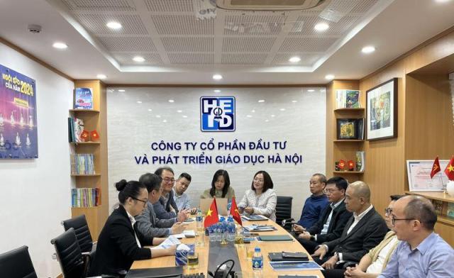Tập đoàn VISANG đã ký Biên bản ghi nhớ MOU với Công ty Cổ phần Đầu tư và Phát triển Giáo dục Hà Nội HEID nhằm thúc đẩy đổi mới giáo dục dựa trên trí tuệ nhân tạo AI tại Việt Nam ẢnhVISANG