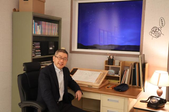 보노보노 원작자 이가라시 미키오 작가 사진 김호이 기자