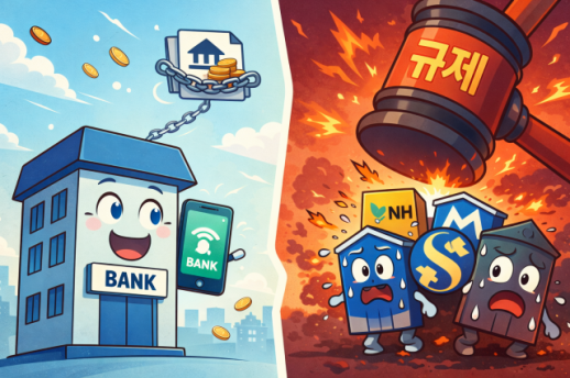 같은 공동대출, 다른 잣대…지방은행·인뱅 완화, 상호금융 강화