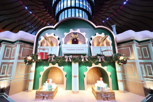 Inspire Entertainment Resort in Jung-gu Incheon is decorated with a Christmas theme on Dec 16 2025 AJP Han Jun-gu
