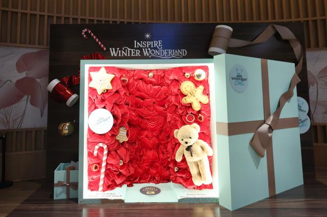 Inspire Entertainment Resort in Jung-gu Incheon is decorated with a Christmas theme on Dec 16 2025 AJP Han Jun-gu