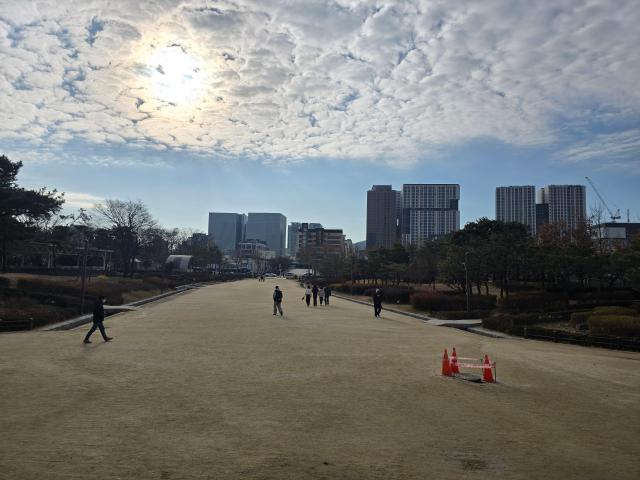 서울 종묘 앞과 세운상가 일대 전경 사진우주성 기자