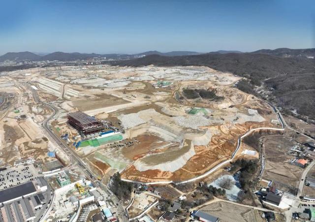 SK하이닉스 용인 반도체 클러스터 1기 팹 건설 현장 사진SK하이닉스 뉴스룸 캡처