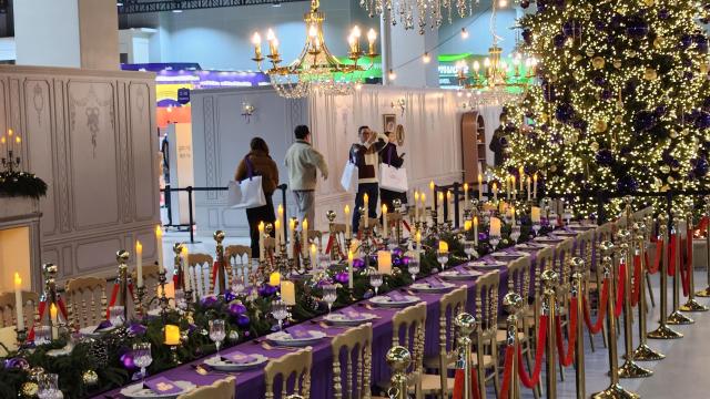 컬리푸드페스타2025 홀리데이 테이블 사진김혜민 기자