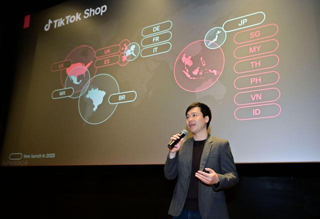 18알 오전 틱톡코리아 2025 미디어 데이에서 발표를 진행하고 있는 매티 린 틱톡코리아 글로벌 비즈니스 솔루션 제너럴 매니저 사진틱톡코리아