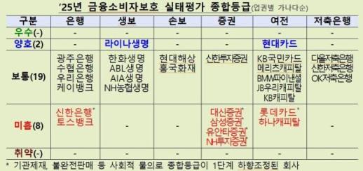 금감원 토스뱅크·하나캐피탈 등 8개사, 소비자보호 미흡