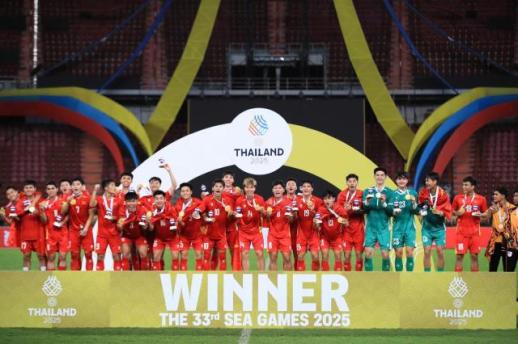 Đội tuyển bóng đá nam Việt Nam vô địch SEA Games 2025 đầy gay cấn sau màn lội ngược dòng