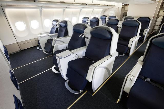 비즈니스 스마트 클래스 좌석 사진파라타항공