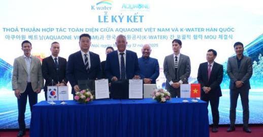 K-water mở rộng hợp tác ngành nước tại Việt Nam…Ký kết MOU với Aqua One