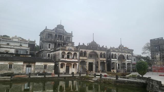 중국 광둥성 장먼시 카이핑 곳곳에서는 댜오러우를 비롯해 중서합벽 건축물을 볼 수 있다 사진배인선 기자