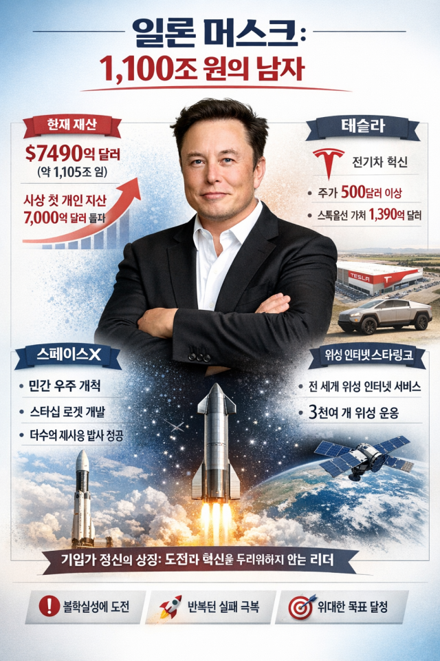 [기원상 컬럼] 1100조원의 사나이 일론 머스크&nbsp;