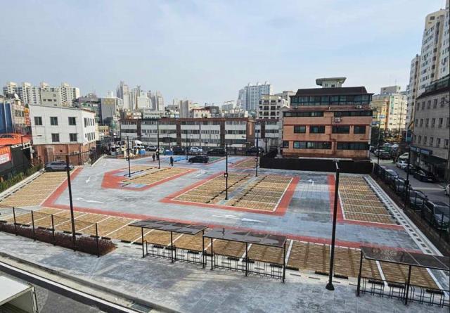 친환경 주차장으로 조성된 토당 제1공영주차장 전경 사진고양시