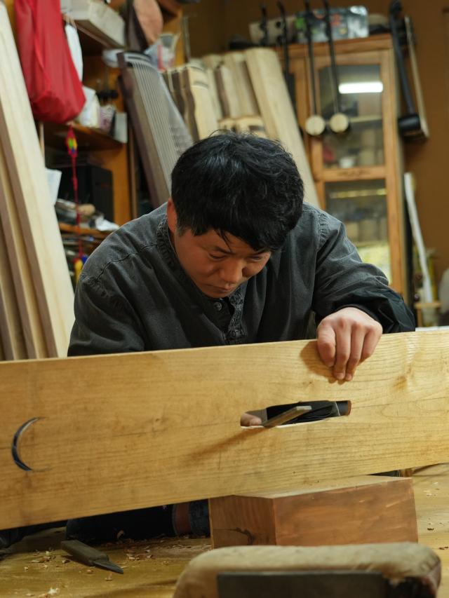 표영광 악기장 이수자 사진국가유산청 