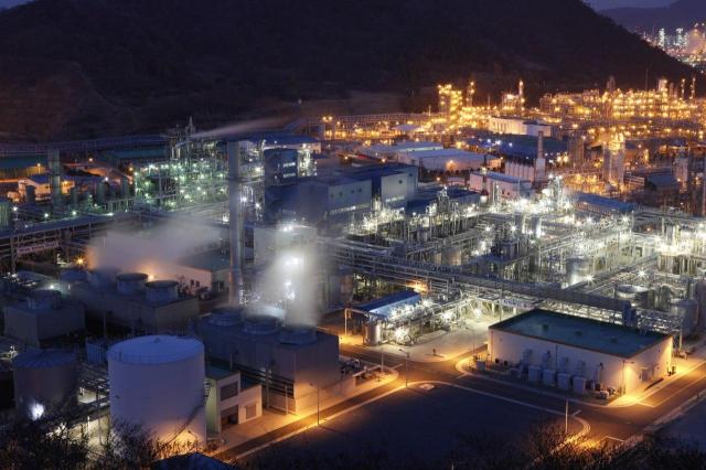 금호미쓰이화학 여수공장 사진금호미쓰이화학