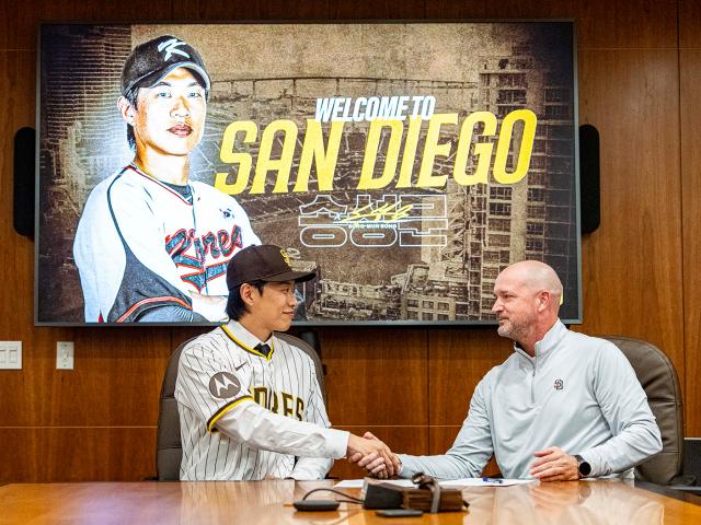 미국 무대 진출에 도전했던 송성문의 샌디에이고 파드리스 입단이 공식 발표됐다 사진연합뉴스