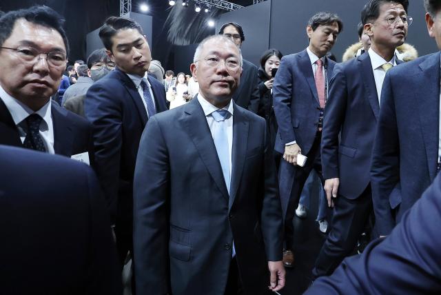 기아 80주년 기념식 참석한 정의선 회장
