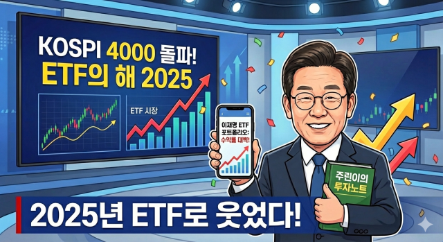 큰 개미 李대통령, 올해 ETF 투자로 2133만원 벌었다