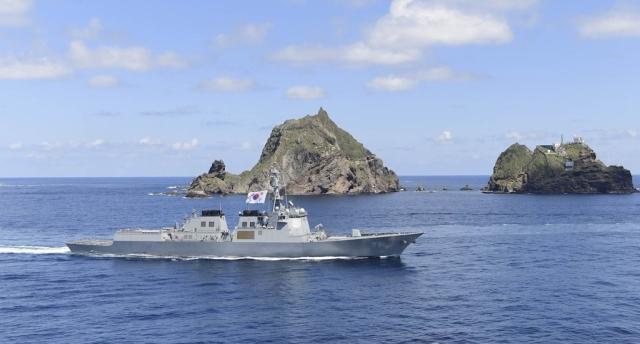 2019년 동해영토수호훈련 모습 사진해군
