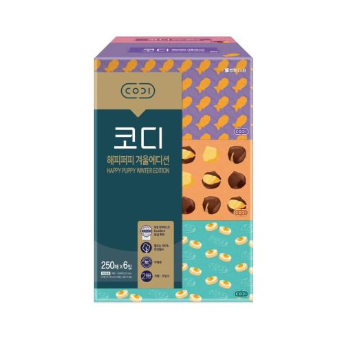 쌍용CB 코디 해피퍼피 미용티슈 겨울에디션 사진쌍용CB