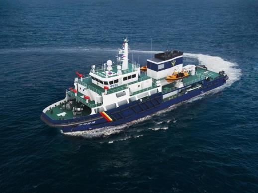 HJ重工業、韓国初の1900トン級多目的化学防除艦を受注…688億ウォン規模