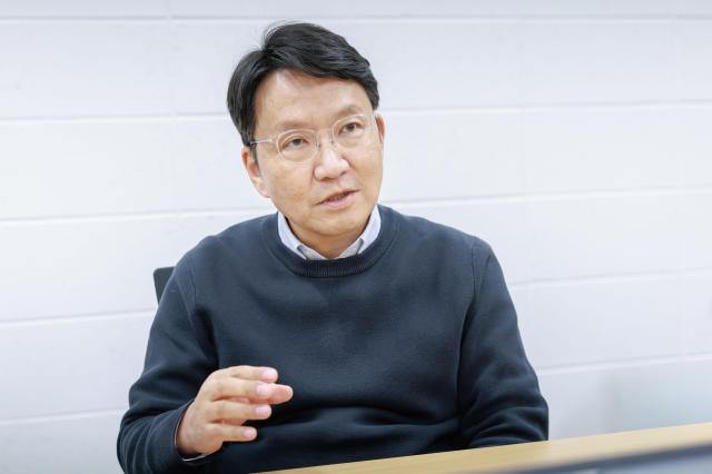 정승호 아르고스다인 대표는 K-드론이 지금보다 성장하기 위해서는 해외 시장에서 경쟁력 있는 제품을 만들어서 많이 파는 것을 목표로 해야 할 것이라고 전했다 사진유대길 기자 dbeorlf123ajunewscom