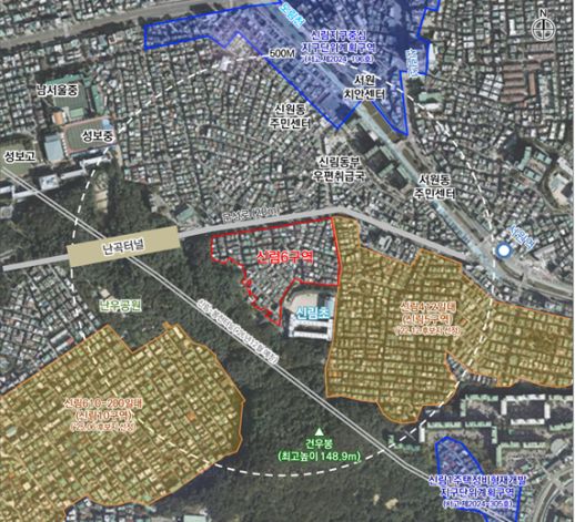 신림8구역 12년 만에 정비계획 통과…신림5·6구역은 5000가구 공급