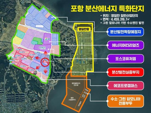 포항 분산에너지 특화단지 배치도 사진포항시