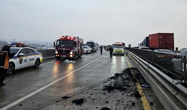 사고 현장 사진경북소방안전본부