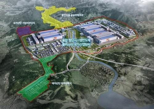 경기도 용인 이동·남사 첨단시스템반도체 국가산단 조감도 사진용인시