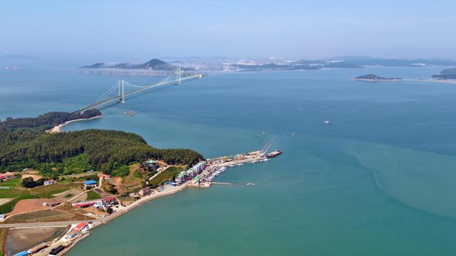 2025년 군정 결산 가로림만 해상교량 예상도사진태안군