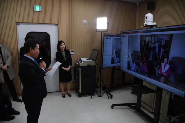 스마트 은빛쉼터 개소식 장면사진부여군