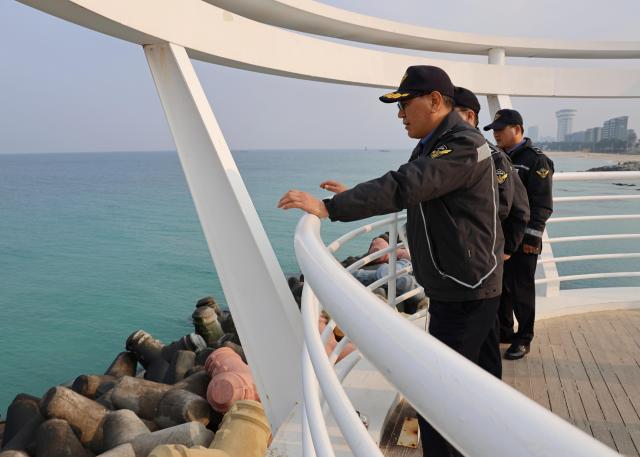 현장 점검 사진강릉 해경