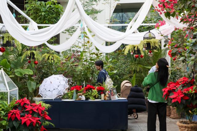 An exhibition titled “Winter Garden” is currently underway at Seoul Botanic Park in Gangseo District Seoul AJP Yoo Na-hyun