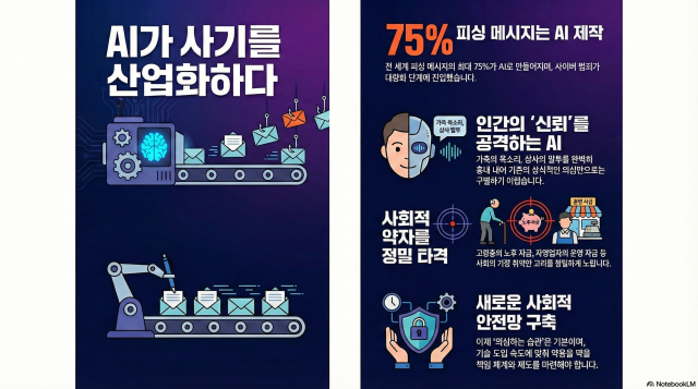 [아주사설 | 기본·원칙·상식] AI가 사기를 산업화했다…한국 사회는 준비돼 있는가