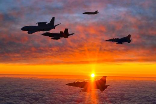 South Korean defense minister conducts New Years Day command flight