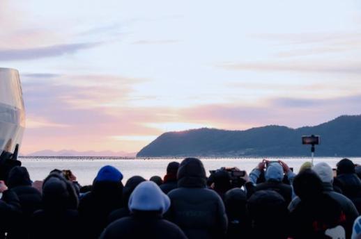 붉은 말의 힘찬 기운 담아가자 땅끝해남, 해맞이 인파 북적