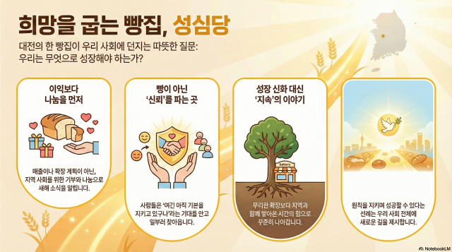 성심당이 전하는 희망 메시지