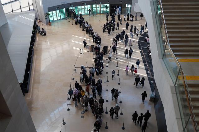 2026년 새해 국립중앙박물관 관람객들의 모습 사진국립중앙박물관