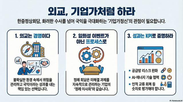 한중 정상회담과 성공 과제