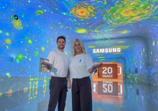 [CES 2026] 1400坪単独館を設けたサムスン…技術・芸術を結合したAIギャラリー披露