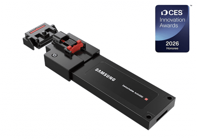 CES 2026 혁신상을 수상한 삼성전자 탈부착형 차량용 SSD사진삼성전자 테크블로그

