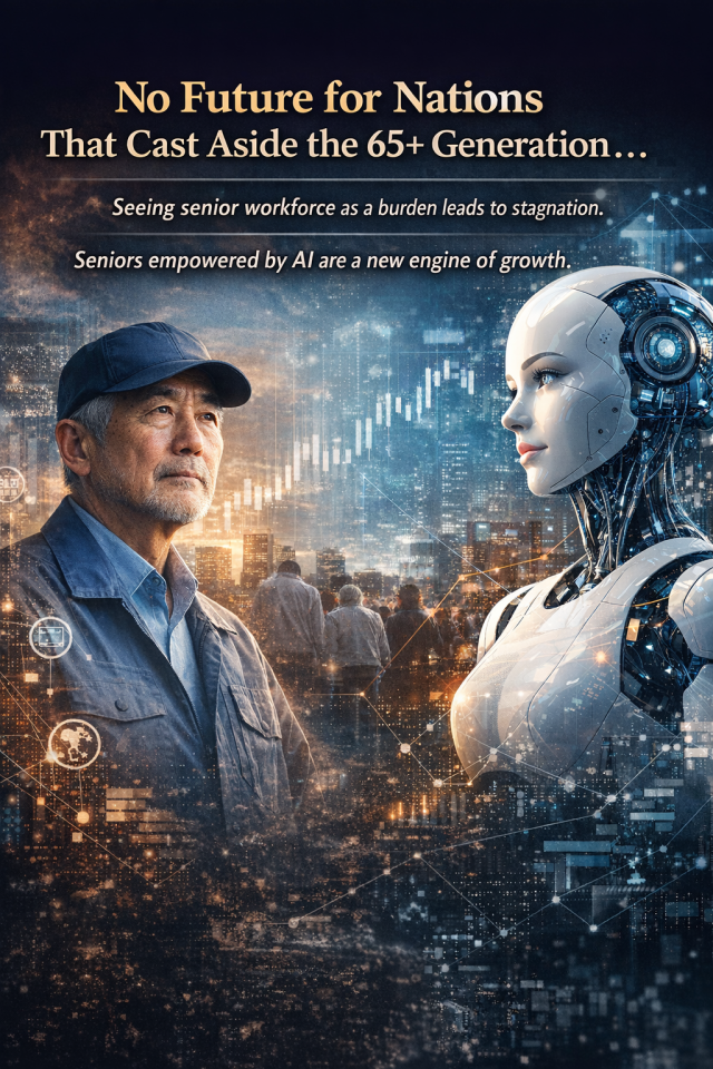 [아주사설 | 기본·원칙·상식] 65세 이상을 밀어내는 나라에 미래는 없다…AI 시대 초고령사회의 성장 공식 &nbsp;